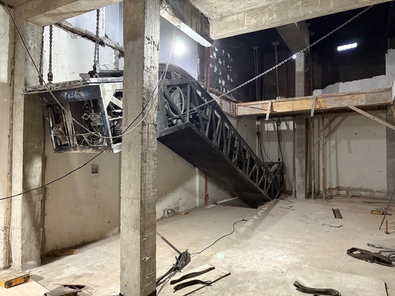 Montaje de escalera mecánica realizado por IPC